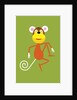 monkey with swirl tail by Anonymous