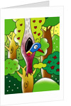 bird at home by Anonymous