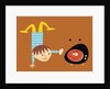 handstand boy with TV monster by Anonymous