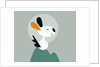 rabbit on a hill by Anonymous