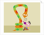 boy snake charmer by Anonymous