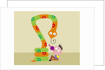 boy snake charmer by Anonymous