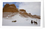 Cowboys on Hide Out Ranch in Big Horn Mountains by Anonymous