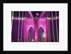 Brooklyn Bridge Lit Purple by Anonymous