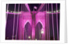 Brooklyn Bridge Lit Purple by Anonymous