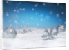Christmas Decorations in Snow by Anonymous