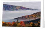 Fog Over Appalachian Mountains in Autumn by Anonymous