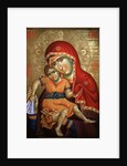 Virgin and Child Icon at Aghiou Pavlou Monastery on Mount Athos by Anonymous