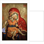 Virgin and Child Icon at Aghiou Pavlou Monastery on Mount Athos by Anonymous