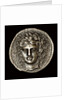 Ancient Greek Silver Tetradrachm with Head of Apollo by Anonymous