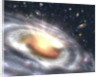 Artist's Conception of Quasar at the Center of Distant Galaxy by Anonymous