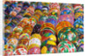 Brightly Painted Bowls in Mexico by Anonymous
