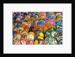 Brightly Painted Bowls in Mexico by Anonymous