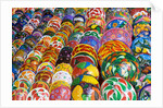 Brightly Painted Bowls in Mexico by Anonymous