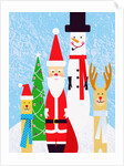 Christmas Figures by Anonymous