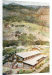 Lipton Tea Drying Building on Plantation in Sri Lanka by Anonymous