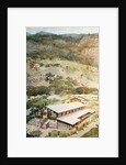 Lipton Tea Drying Building on Plantation in Sri Lanka by Anonymous