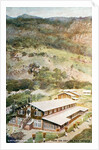 Lipton Tea Drying Building on Plantation in Sri Lanka by Anonymous