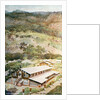 Lipton Tea Drying Building on Plantation in Sri Lanka by Anonymous