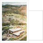 Lipton Tea Drying Building on Plantation in Sri Lanka by Anonymous