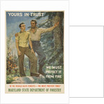 Yours In Trust Poster by James Montgomery Flagg