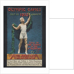 Olympic Games 1932 Poster by Julio Kilenyi