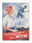 She's a WOW Poster by Adolph Treidler
