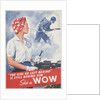 She's a WOW Poster by Adolph Treidler