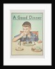 A Good Dinner Poster by Anonymous