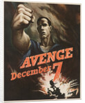 Avenge December 7 Poster by Bernard Perlin