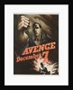 Avenge December 7 Poster by Bernard Perlin