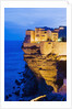 Bonifacio High Town on Limestone Cliff by Anonymous