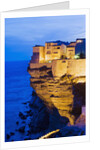 Bonifacio High Town on Limestone Cliff by Anonymous