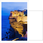 Bonifacio High Town on Limestone Cliff by Anonymous