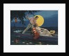 Calendar Illustration of Man Singing to Woman in Boat by Anonymous