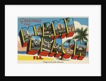 Greetings from Miami Beach Postcard by Anonymous