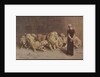 Illustration of Daniel in the Lions' Den by Anonymous