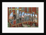Greetings from California Postcard by Anonymous