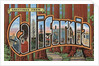 Greetings from California Postcard by Anonymous
