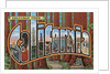 Greetings from California Postcard by Anonymous