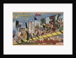 Greetings from Los Angeles California Postcard by Anonymous