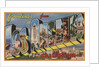 Greetings from Los Angeles California Postcard by Anonymous