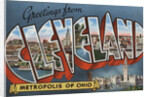 Greetings from Cleveland Postcard by Anonymous