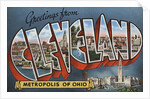 Greetings from Cleveland Postcard by Anonymous