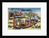 Greetings from North Dakota Bad Lands Postcard by Anonymous