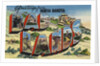 Greetings from North Dakota Bad Lands Postcard by Anonymous