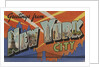 Greetings from New York City Postcard by Anonymous