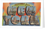 Greetings from New York Postcard by Anonymous