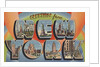 Greetings from New York Postcard by Anonymous