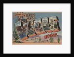 Greetings from Las Vegas Nevada Postcard by Anonymous